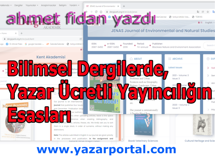 Bilimsel Dergilerde Yazar Ücretli Yayıncılığın Esasları