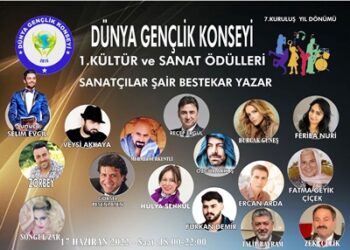 Cem Karaca Kültür Merkezinde Dünya Gençlik Konseyi Ödül Töreni