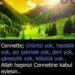 Cennette Hüzün Yok…
