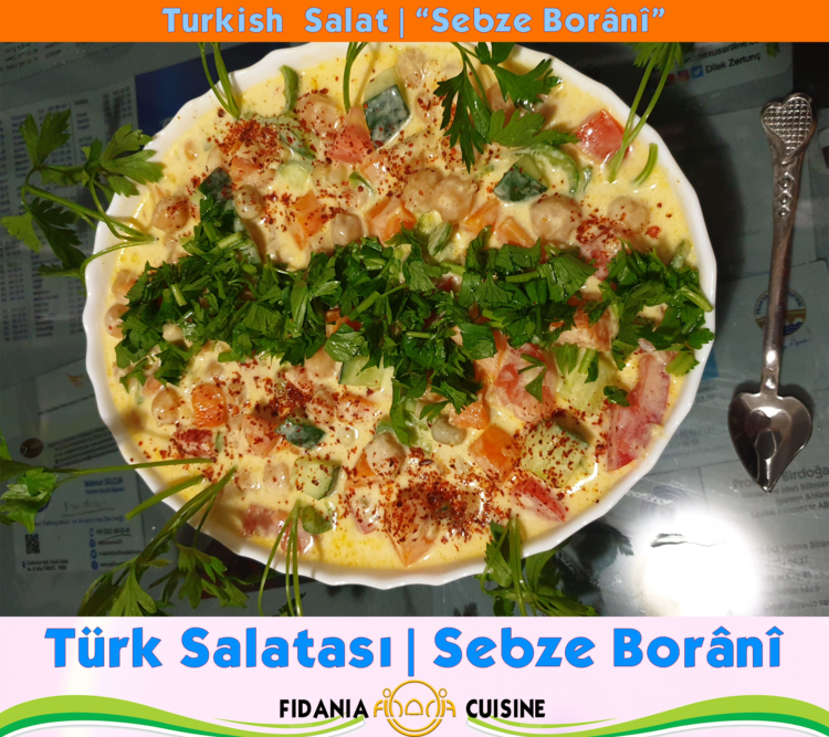 Türk Salatası (Turkish Salat): Sebze Borânî