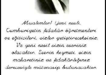 ”Merhaba Sevgili Öğretmenlerim”