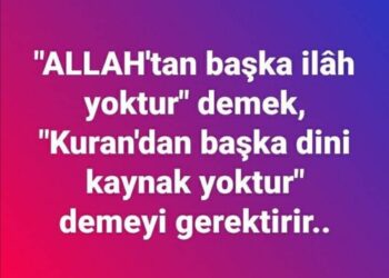 Allahtan Başka Kaynak Yok…