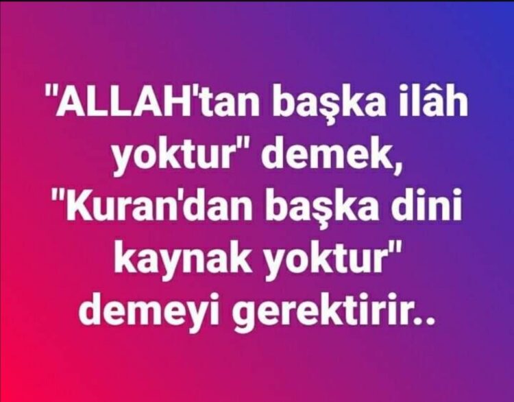 Allahtan Başka Kaynak Yok…