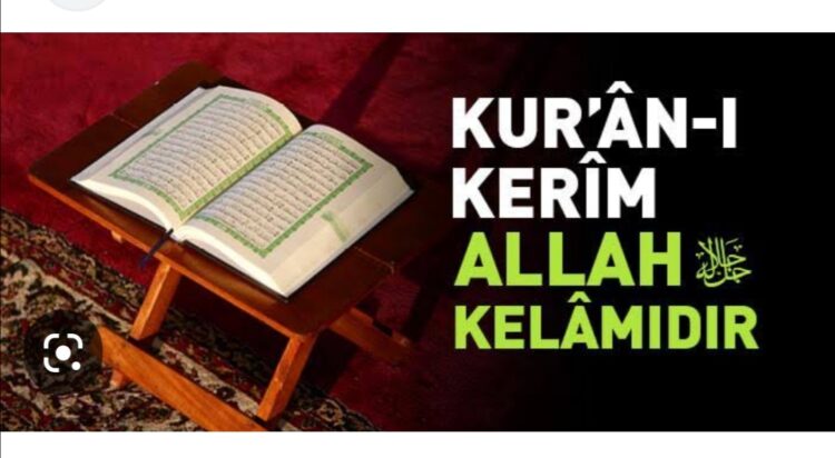 Kur’anda Konuşan Allahtır Yani Esmanın Sahibidir…