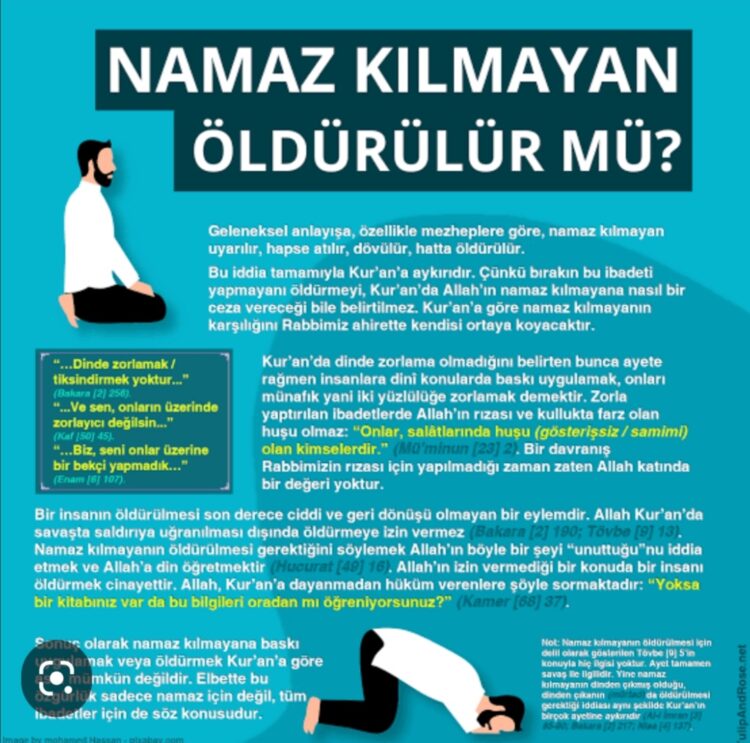 Namaz Kılmayan Öldürülsün…mü
