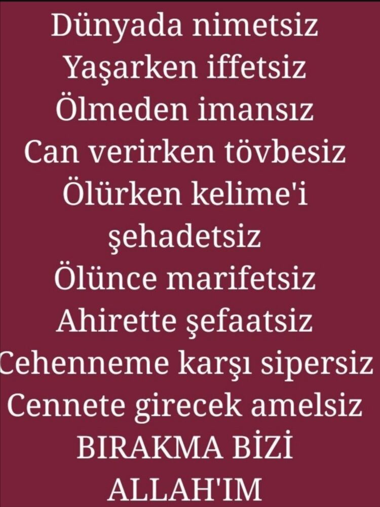 Tevbesiz Şehadetsizdir…