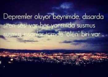 Depremler Oluyor Beynimde