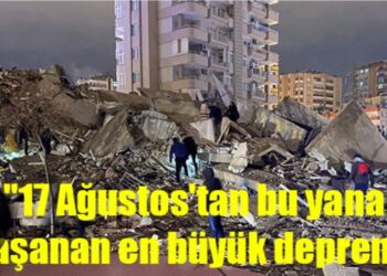   Yaşadığım Deprem Sonrası