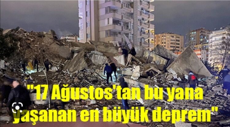   Yaşadığım Deprem Sonrası