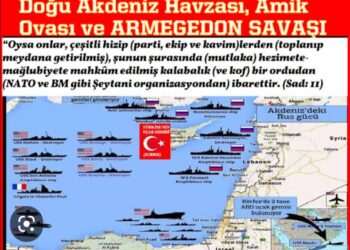 Ak Deniz Kara Olacak. Armageddon Karartacaktır Akdenizi