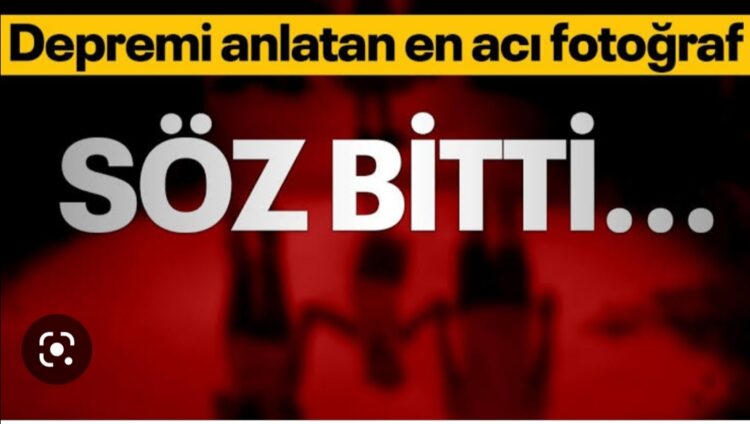 Ülkemizin Acı Kederi