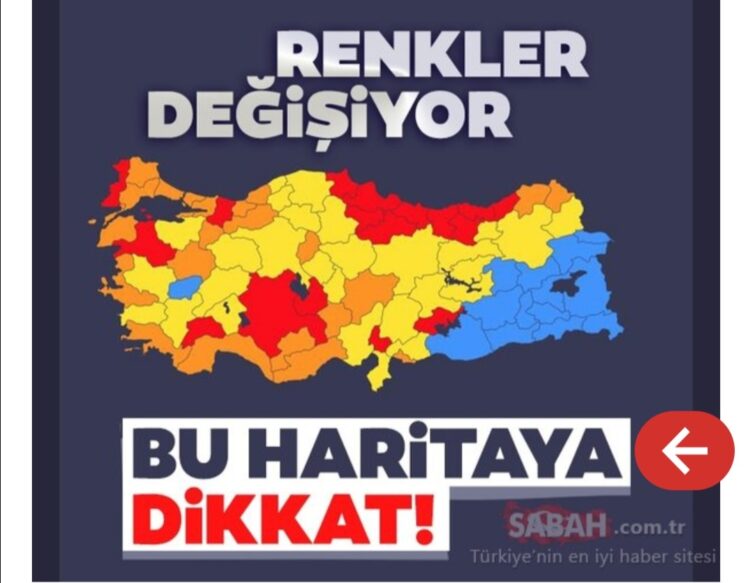 Haritanın Renkleri