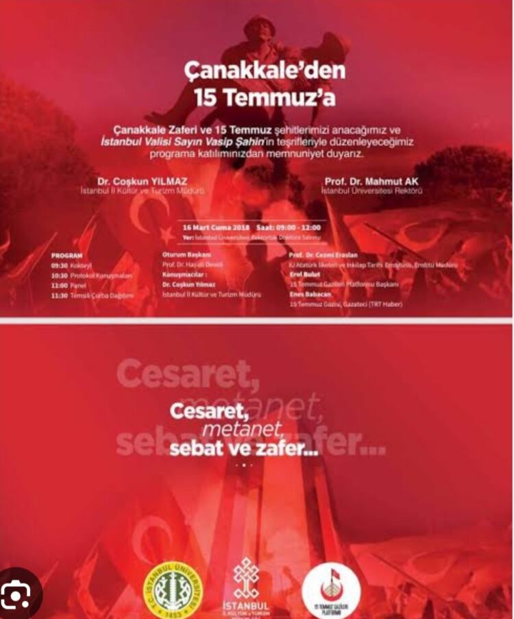 15 Temmuz Çanakkale Benzerlikleri…