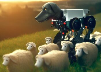 Robot Davar Köpekleri Dijital Kırlarda