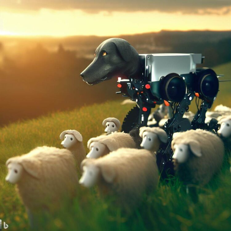 Robot Davar Köpekleri Dijital Kırlarda