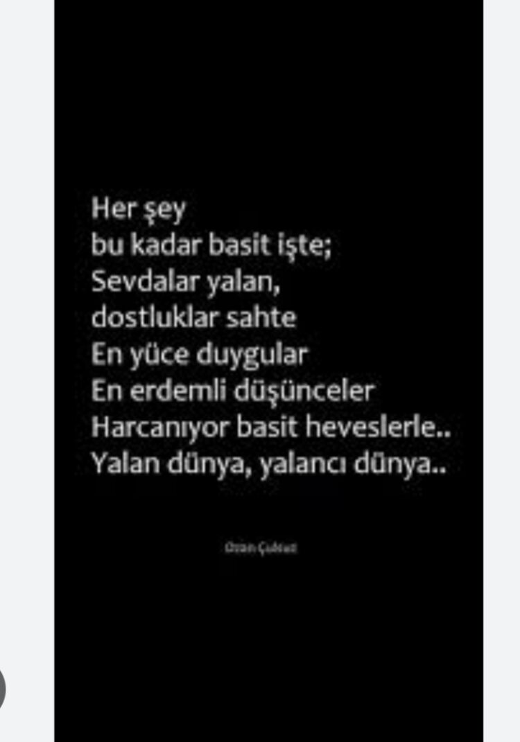 Dünya mı Yalan Bizler mi Yalanız