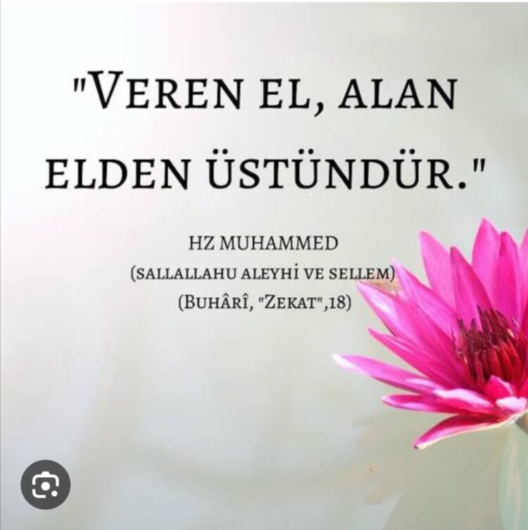 Zengin Ol Müslüman “Veren El” Üstün…