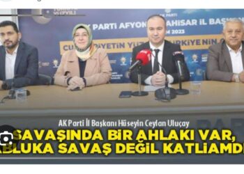 Savaşın da Bir Onuru Bir Ahlakı Olnalı Değil mi?