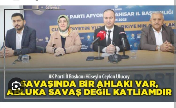 Savaşın da Bir Onuru Bir Ahlakı Olnalı Değil mi?