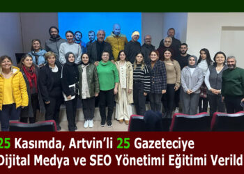 25 Gazeteciye, 25 Kasımda İnteraktif Gazetcilik ve Seo Yönetimi Eğitimi Verdik