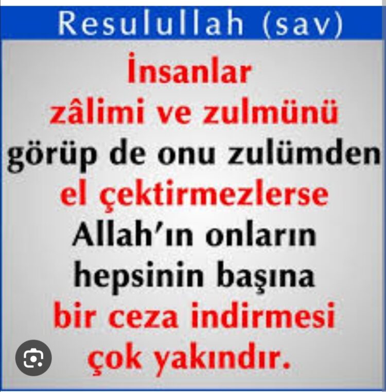 Ya Rabbi Zalimlere Karşı Ümmeti Muhammed’e Yardım Eyle!