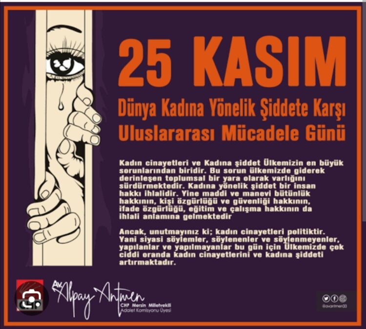 25 Kasım Yine Kadın