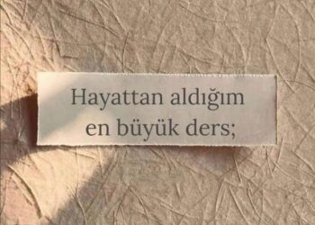 Aldığım En Büyük Ders