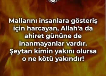 Ahireti Allahı Yok Saymak Çok Çirkin…