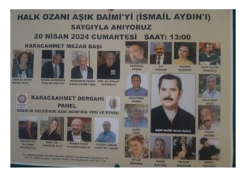 Karacaahmet Cemevinde Âşık Daimi Anması