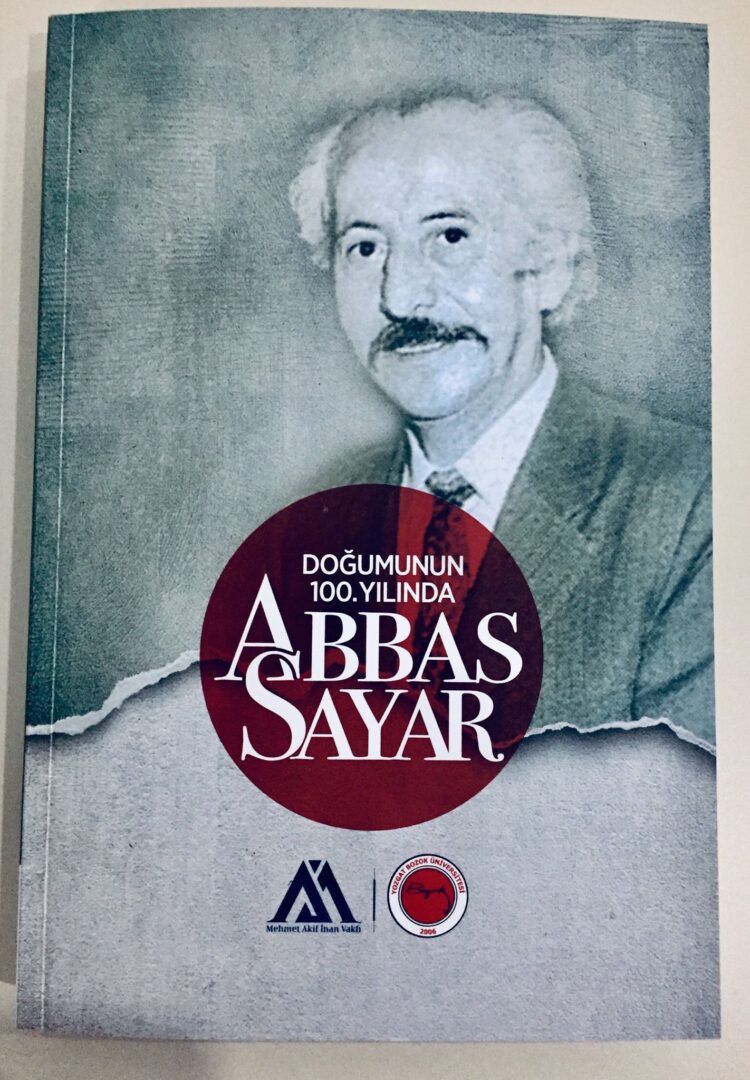 Bozok Üniversitemizden Abbas Sayar Sempozyum Kitabı