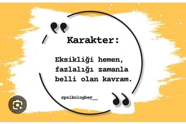 Karakter Yetmezliği