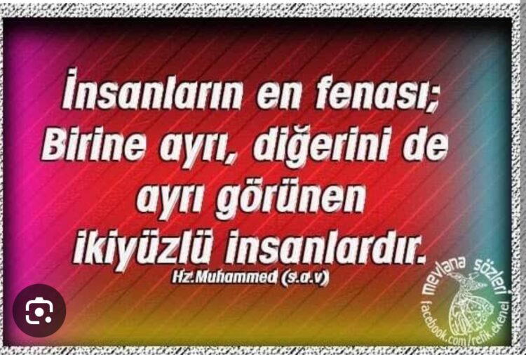 İki Yüzlü Olanın Abdesti