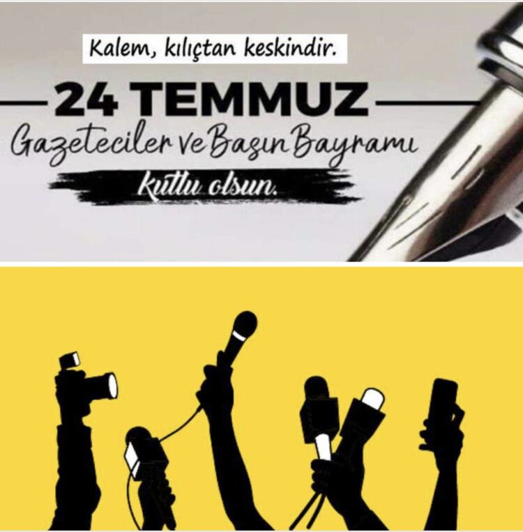24 Temmuz Gazeteciler ve Basın Bayramı