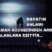 Hayatın Anlamı