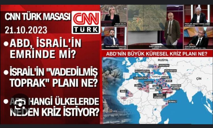 Zalim İsrail’in Hedefi Vadedilmiş Topraklar ve BOP Projesi?