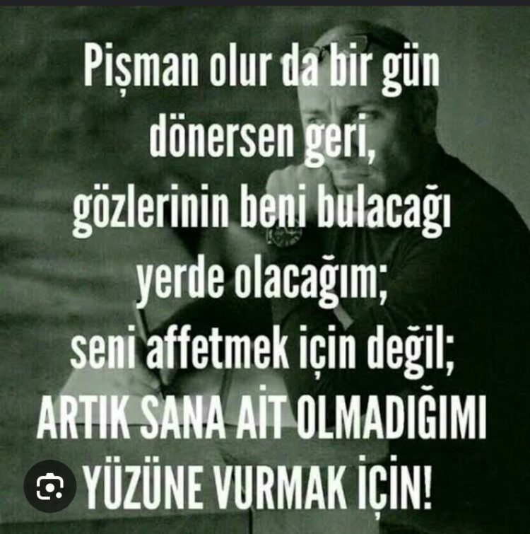 Pişman Olur da Bir Gün