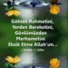 Rabbim Gökten Rahmetini Yerden Bereketini..?