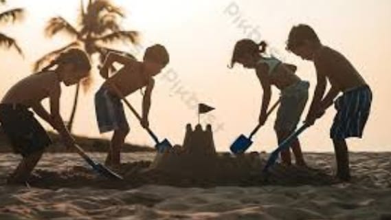 Kumda Oynayan Çocuklar!..