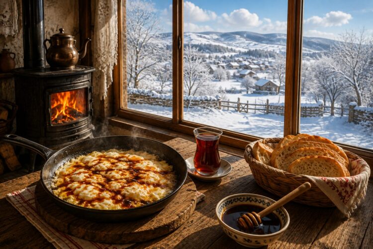 Anadolu’nun Ayazında Soba Başı: Tereyağlı Pekmezli Yumurta Hatırası
