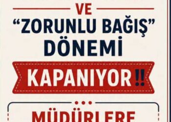 Eğitim Haktır, Zorunlu Bağış Değil!