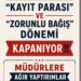 Eğitim Haktır, Zorunlu Bağış Değil!
