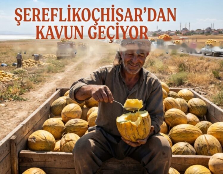Şereflikoçhisar’dan Kavun Geçiyor