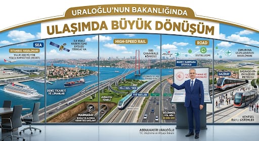 Uraloğlu’nun Bakanlığında Ulaşımda Büyük Dönüşüm