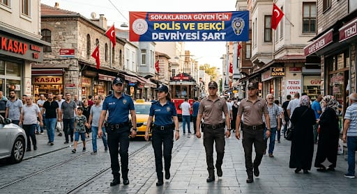Sokaklarda Güven İçin Polis ve Bekçi Devriyesi Şart