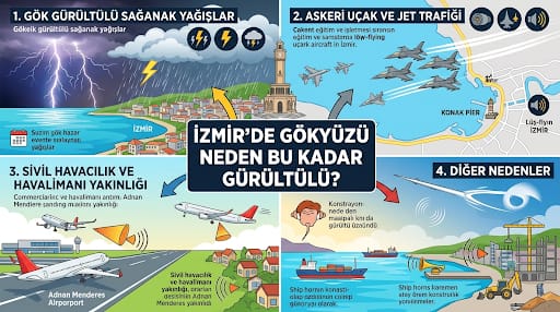 İzmir’de Gökyüzü Neden Bu Kadar Gürültülü?