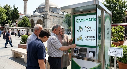 Cami-Matik: Bağış Diyanet’e, Denetim Maliye’ye